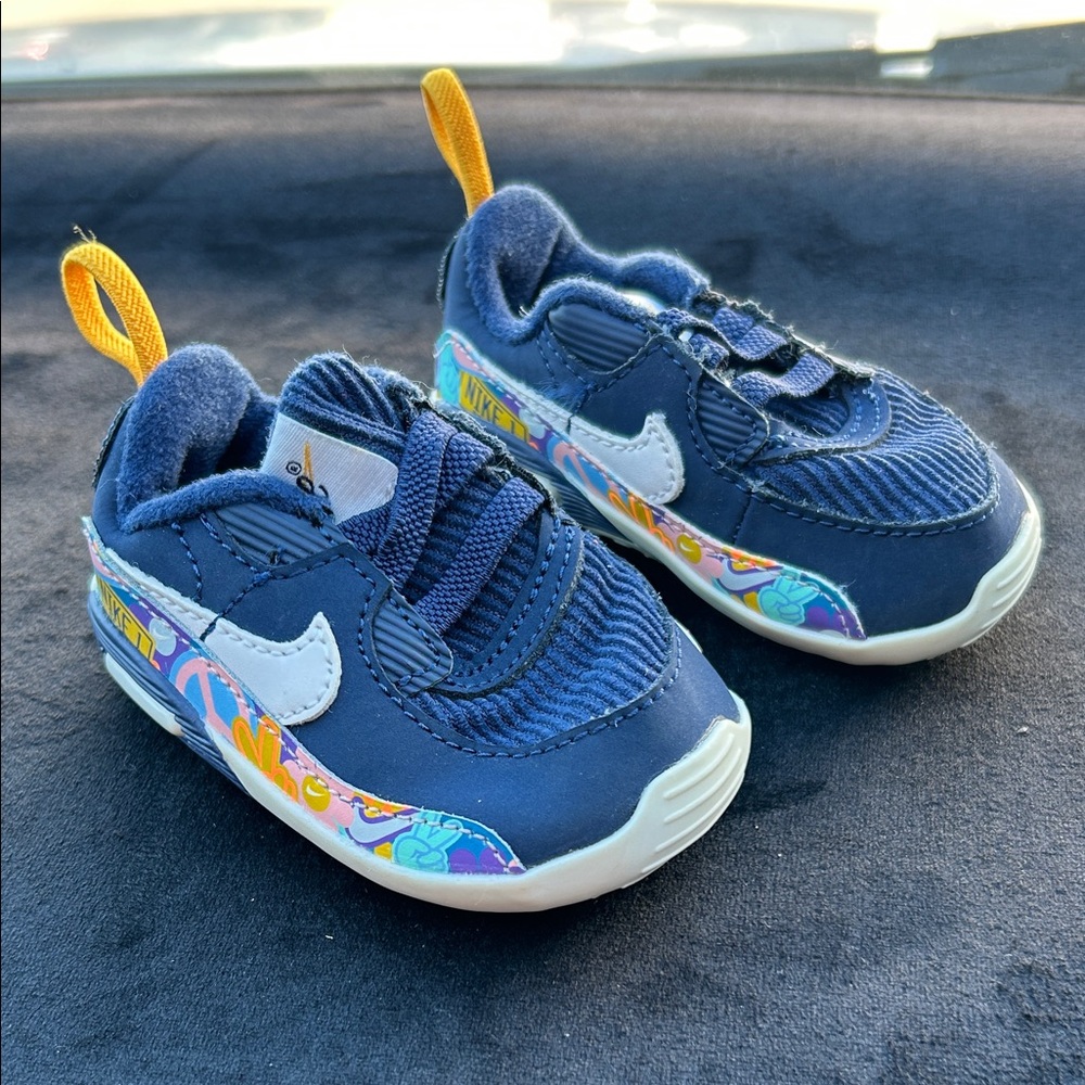 Nike Max 90 SE Crib Bootie in Navy